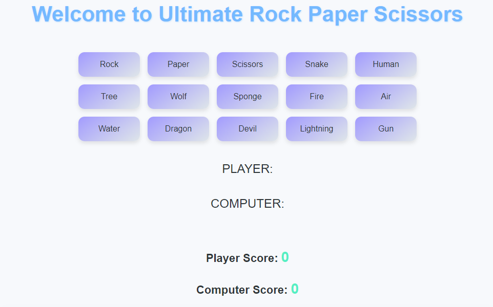 Ultimate Rock Paper Scissors